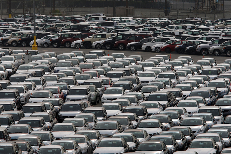 Illustration for article titled Where Are Automakers Stashing Unsold Cars?